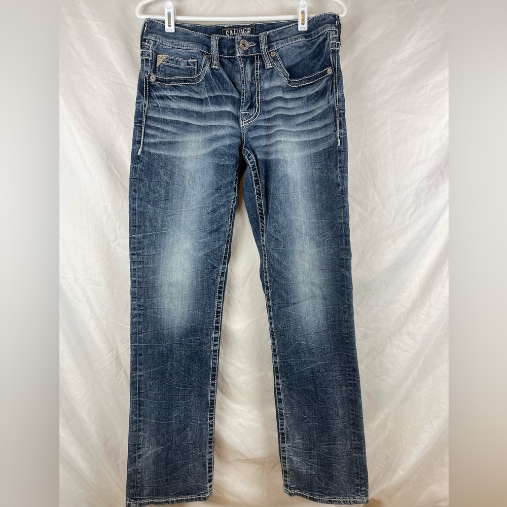 Salvage 30x30 Reg Straight Leg Stretch Jeans